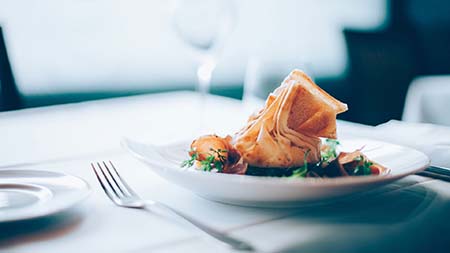 Auditoría cliente en restaurante