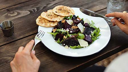 Auditoría cliente en restaurante